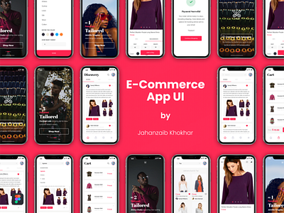 Shopping App UI Design app appdesign branding design mobile ui ui ux