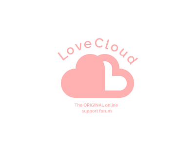 LoveCloud Logo branding icon logo minimal vector