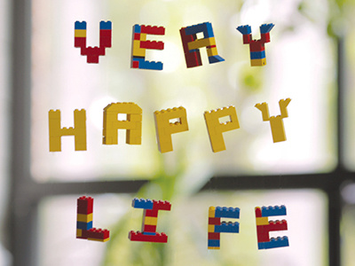 Very Happy Life Title Sequence collaboration documentary legos poster print design progeria title sequence
