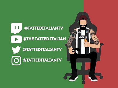 "The Tatted Italian" Logo