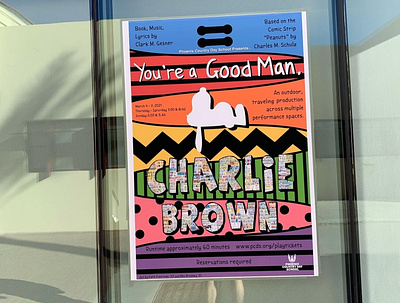 You're a Good Man Charlie Brown Show Poster graphic design illustration