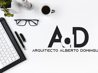 Logo concepts for Alberto an architecture studio logo logo maker logodesign negativespace