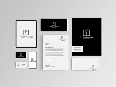 Logo and identity for home decor "Ferrer-Tancredi " identity designer logo designer logo maker