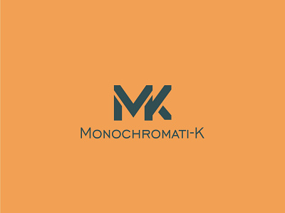 Monocromati-k Letter mark logo design
