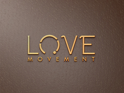 Love Movement logo design, a company providing yoga classes