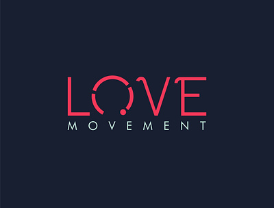 Love Movement logo design, a company providing yoga classes branding creative logo design logo design logo designer logo maker yoga logo