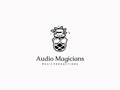 Audio Magicians Logo Design audio logo logo design logo designer logo maker luxury logo magician logo music logo pineapple logo