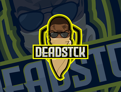 Mascot Logo Design for a gamer DEADSTCK game logo gamer logo gaming logo logo design logo designer logo maker