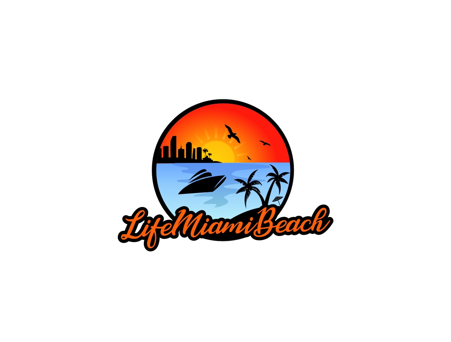 Life Miami Beach logo by Sapt Web on Dribbble