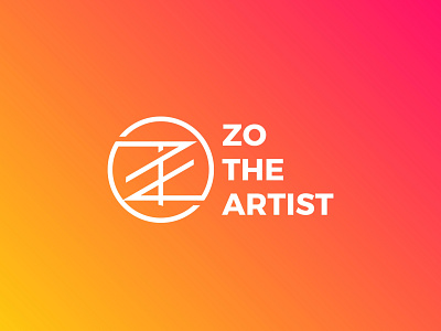 ZO THE ARTIST Monogram design artist logo creative logo design logo design logo designer logo maker luxury logo