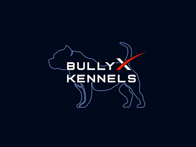 BullyX Kennels Logo Design creative logo logo design logo designer logo maker luxury logo