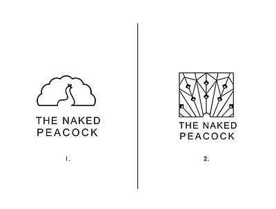 The Naked Peacock Logo concepts bird logo creative logo logo logo design logo maker