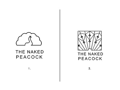 The Naked Peacock Logo concepts