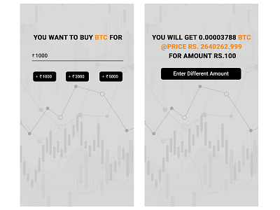 Cryptocurrency Type Form branding design illustrator typography ui ux