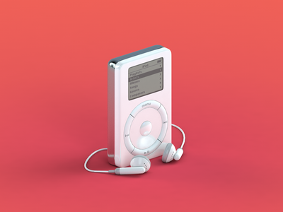 Original Ipod 3d Design illustrator