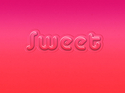 typeface Sweet icon pink sweet typeface ui