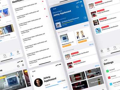 Medical Course app app course doctor healthcare ios iphone11 iphone11pro iphonex medical nurse ui uiux ux