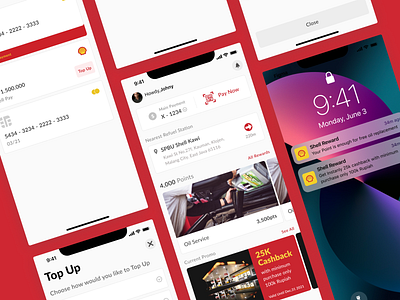 Shell 🇮🇩 Exploration Mobile App app design ios mobile app payment refueling shell ui ux