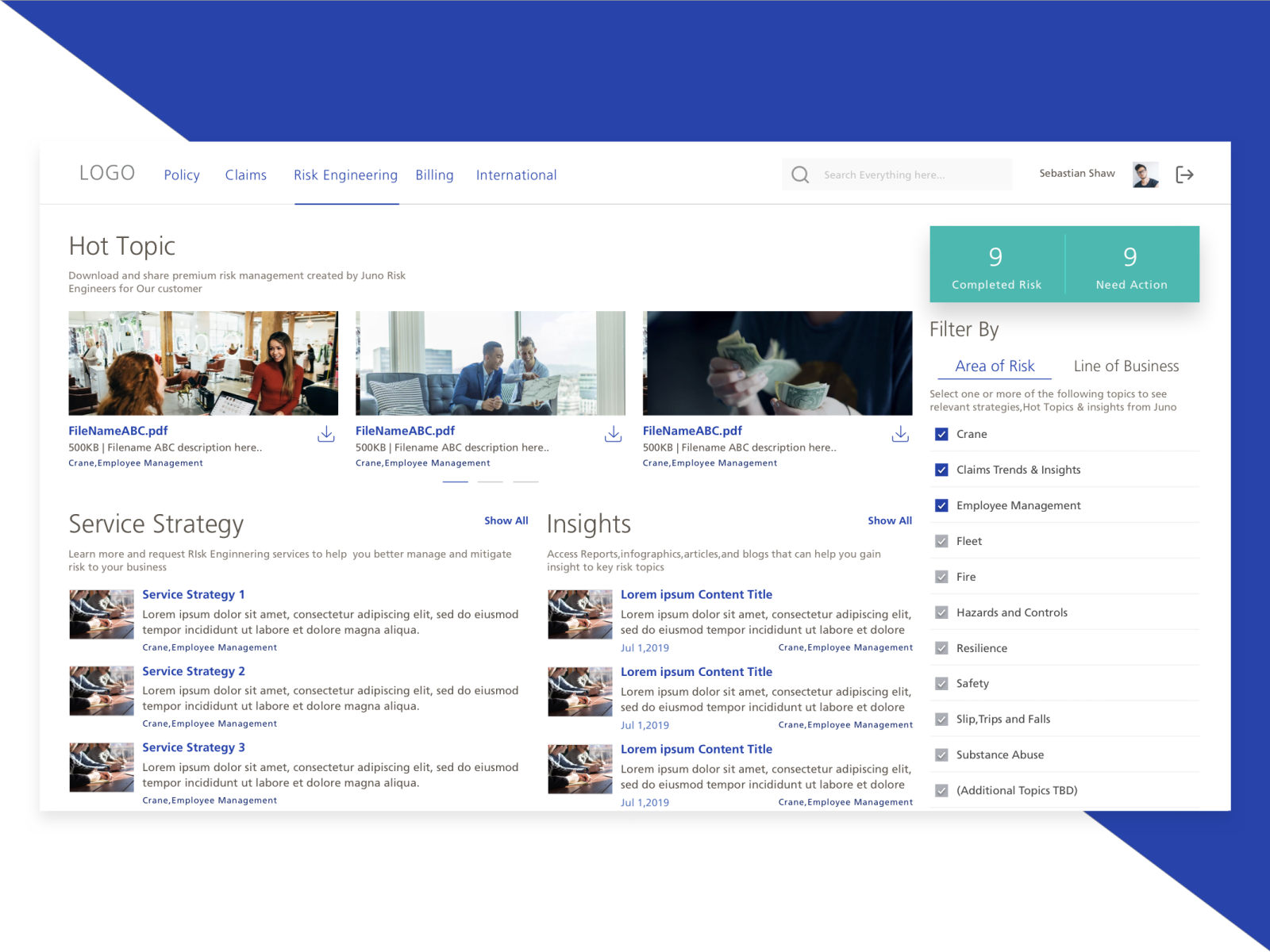 Risk Information by Kurniawan Handiputra on Dribbble