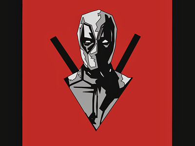 Deadpool art design graphic design icon illustration logo vector