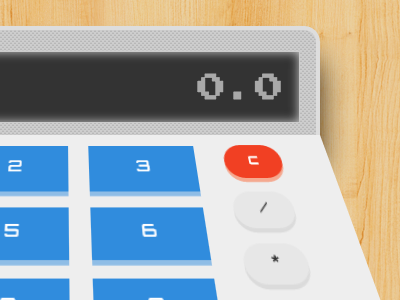 A simple JavaScript calculator styled with CSS 004 css dailyui ui