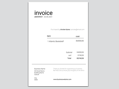 046 - Invoice