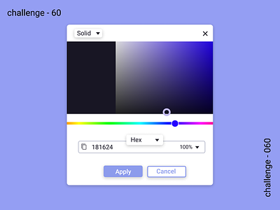 060 - Colour Picker 060 app design challenge color picker colour picker dailyui dailyuichallenge design figma