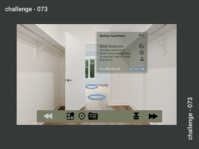 073 - Virtual Reality 073 app design dailyui dailyuichallenge design figma interior 3d interior virtual reality virtual reality website