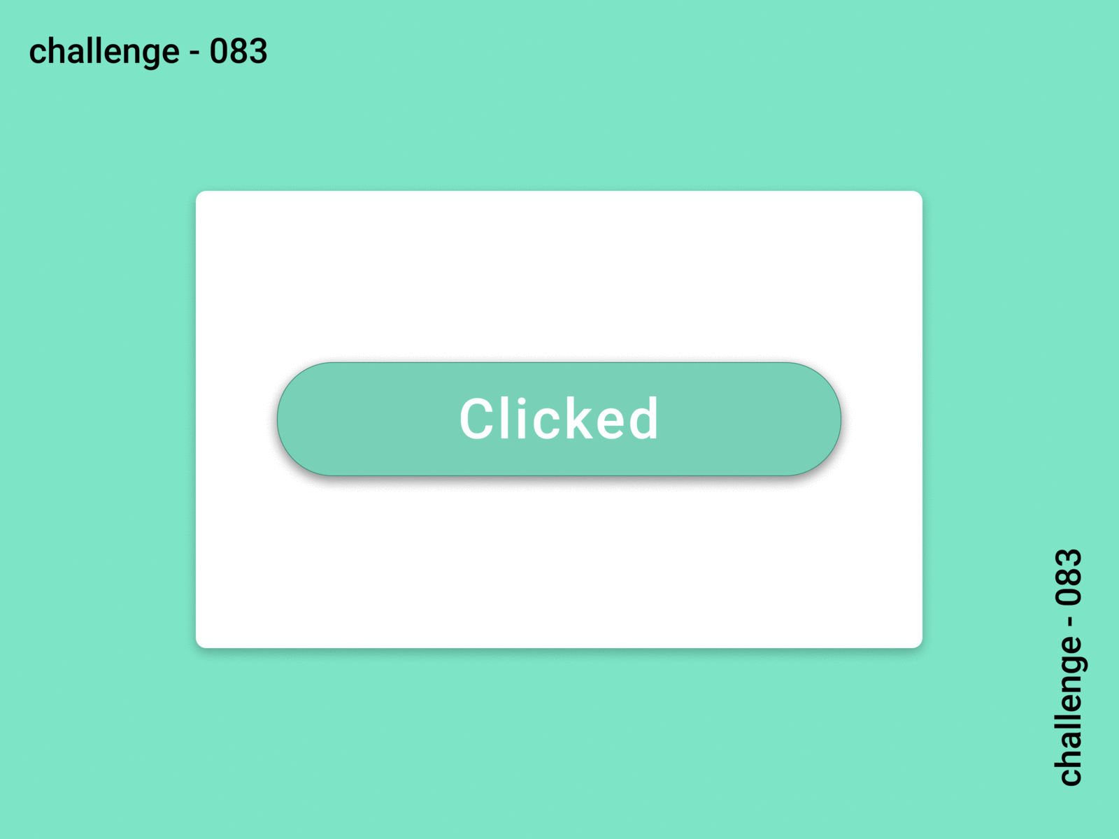 083 - Button 083 app design button clicked dailyui dailyuichallenge design figma gif gif maker website