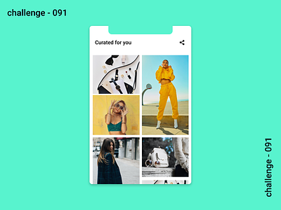 091 - Curated for you 091 app design curated for you dailyui dailyuichallenge design figma ui website