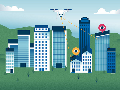 Drones and Privacy buildings city cityscape drone privacy vision