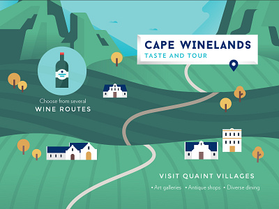 Cape Winelands cape greenery south africa wine winelands wineyards