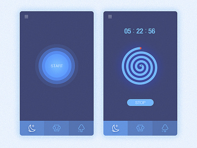 Mosquito repellent app assistant blue certificate ui ux weekly