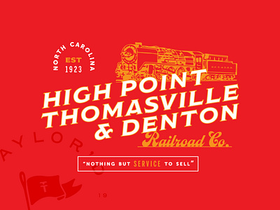 High Point Thomasville & Denton Railroad Co. Shirt