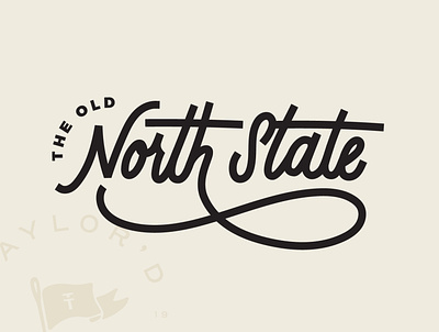 The Old North State Shirt design handlettered handlettering illustration lettering north carolina shirt vintage