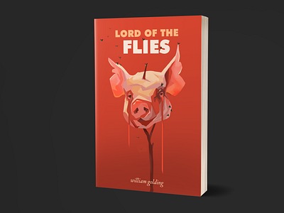 Lord of the Flies Book Cover design illustration