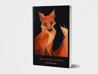 The Little Prince Book Cover design illustration