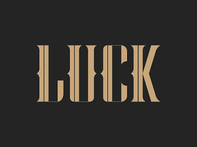 Luck Display display font letter lettering luck type typeface typography