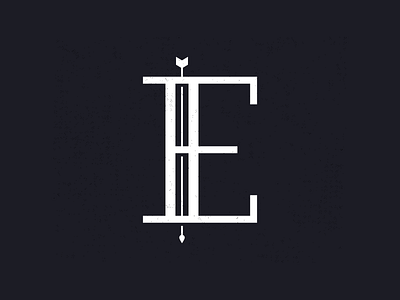 The Letter E badge branding crest identity illustration letter e lettering monogram type typography