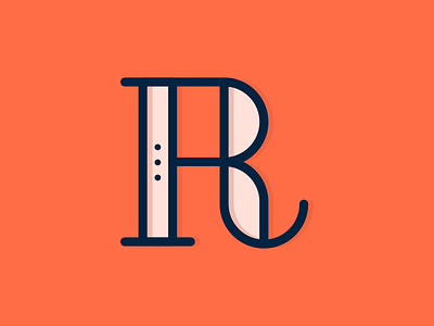 The Letter R illustration letter e lettering logo monogram r type typography