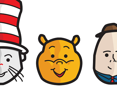 Book Characters book cartoon cat in the hat characters humpty dumpty literature winnie the pooh