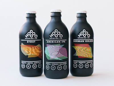 Hoodoo Brewing Co. Packaging alaska beer bottle brew brewing northern lights packaging rebrand