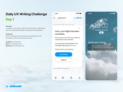 Daily UX Writing Challenge : Day 1