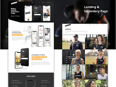 Wanna Train - Fitness Website Design Case study app art branding design logo savvycom ui ux web website