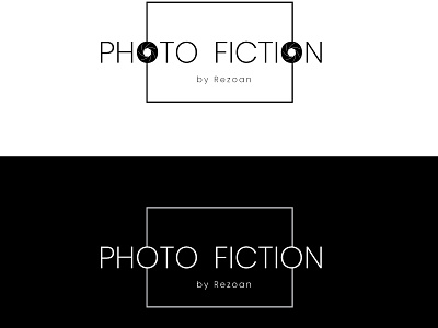 Photo Fiction Photographer logo camera logo lens logo photo logo wedding logo