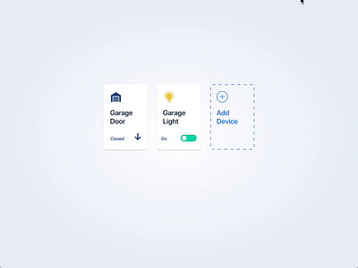 Light Toggle Switch adobe xd adobexd animation card device card flat light microinteraction smart home switch toggle ui ui ux ux vector xd