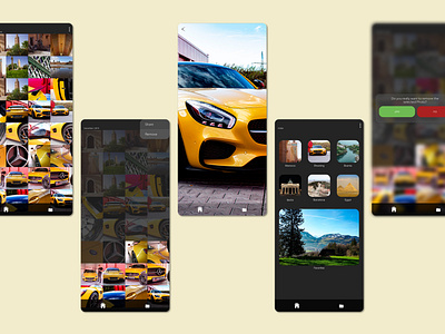 Gallery app design for Android