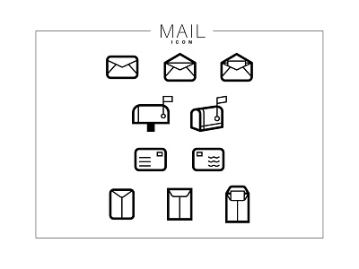 Mail Icons icons icons pack icons set