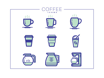 Coffee Icons icons icons pack icons set