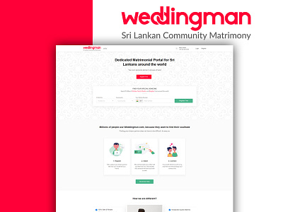 WeddingMan branding design illustrator logo ui ux web design web development webdesign website